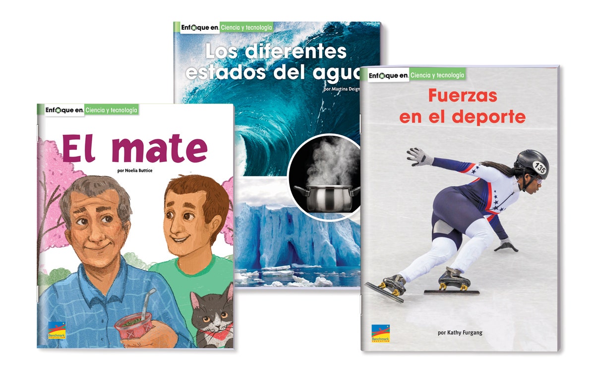 Spanish Benchmark Content Connections 30 Readers (5 Sets of 6) w/ Teacher  Guides